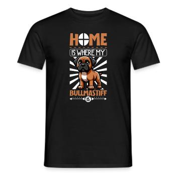 Accueil - Bullmastiff - T-shirt homme - noir - Devant - AI Model Male 178 light (178cm)