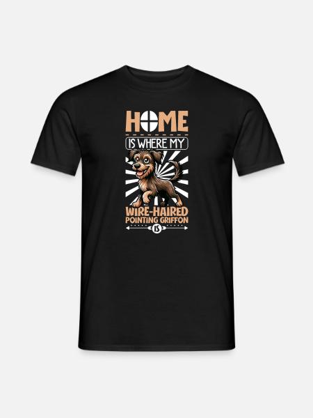 Accueil - Český fousek - T-shirt homme - noir