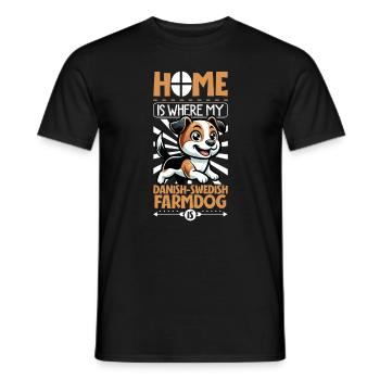 Page d’accueil - Dansk-Svensk Gårdshund - T-shirt homme - noir - Devant - AI Model Male 178 light (178cm)