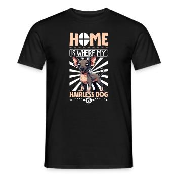 Accueil - Naked Dog - T-shirt homme - noir - Devant - AI Model Male 178 light (178cm)