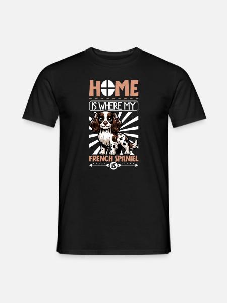 Home - Epagneul Français - Men's T-Shirt - black