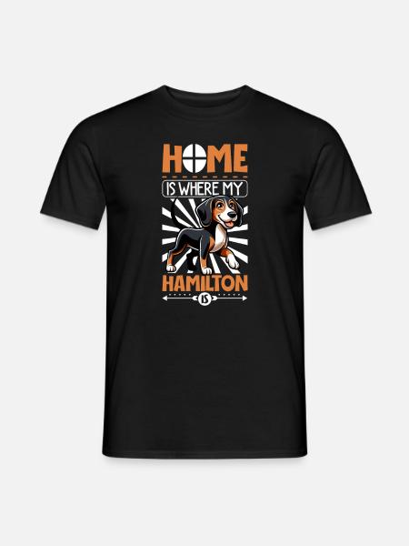 Home - Hamiltonstövare - Men's T-Shirt - black