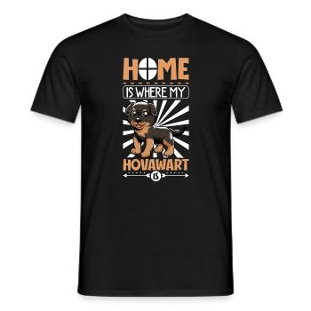 Accueil - Hovawart - T-shirt homme - noir - Devant - AI Model Male 178 light (178cm)