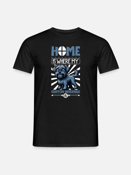 Home - Griffon Nivernais - Men's T-Shirt - black