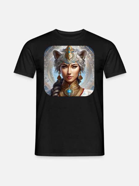 Mystic Animal Shaman - Men's T-Shirt - black