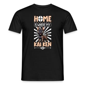Zuhause - Kai Ken - Männer T-Shirt - Schwarz - Vorne - AI Model Male 178 light (178cm)