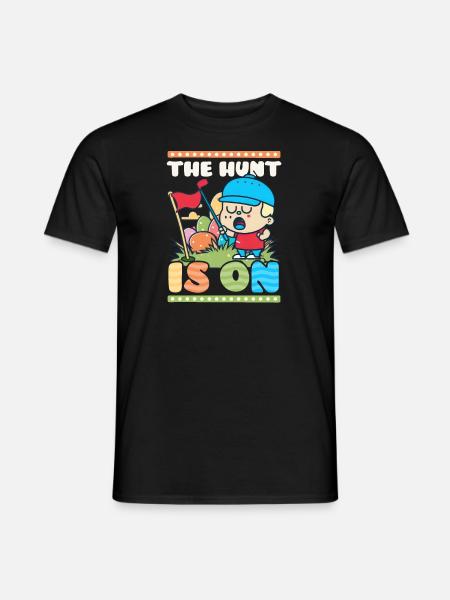 Die Golf-Osterjagd hat begonnen - Männer T-Shirt - Schwarz