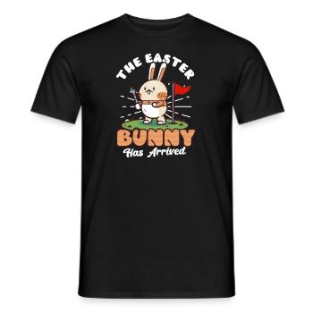 Golf Ostern Osterhase ist da - Männer T-Shirt - Schwarz - Vorne - AI Model Male 178 light (178cm)