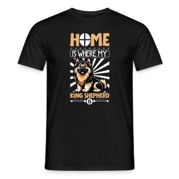 Accueil - King Shepherd - T-shirt homme - noir - Devant - AI Model Male 178 light (178cm)