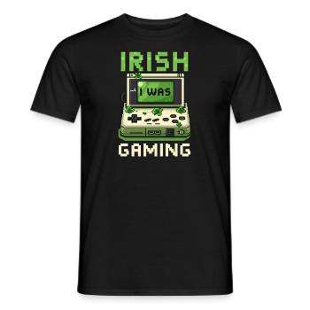 St. Patricks Day Gaming Irlandais J’avais joué - T-shirt homme - noir - Devant - AI Model Male 178 light (178cm)