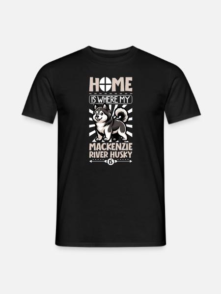 Home - Mackenzie River Husky - Men's T-Shirt - black