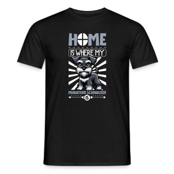 Home - Miniature Snout - Men's T-Shirt - black - Front - AI Model Male 178 light (178cm)