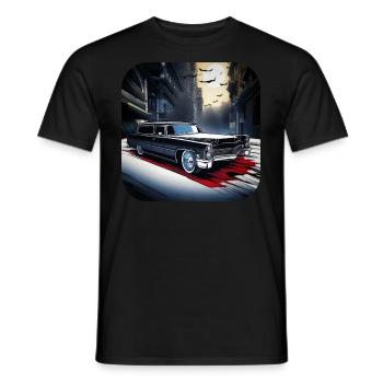 Corbillard Vintage cool - T-shirt homme - noir - Devant - AI Model Male 178 light (178cm)