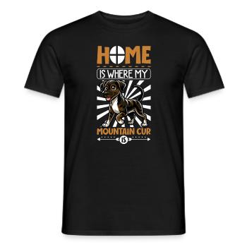Accueil - Mountain Cur - T-shirt homme - noir - Devant - AI Model Male 178 light (178cm)