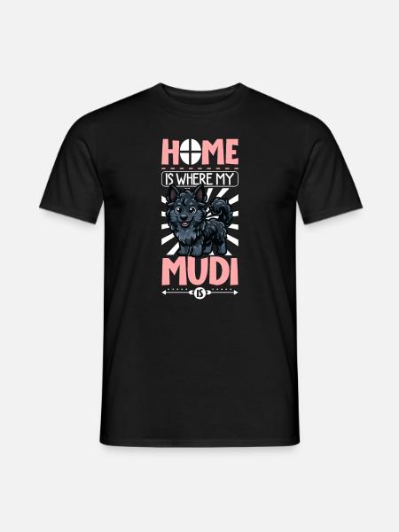 Home - Mudi - Men's T-Shirt - black