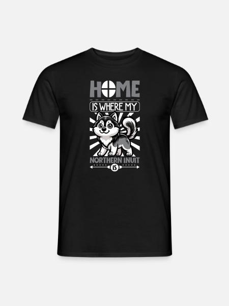 Zuhause - Northern Inuit - Männer T-Shirt - Schwarz