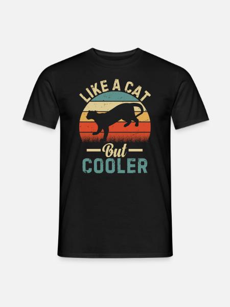 Fabuleux fossa prédateur Madagascar - T-shirt homme - noir