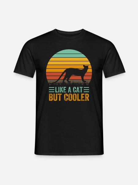 Fabuleux fossa prédateur Madagascar - T-shirt homme - noir