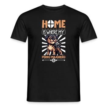 Home - Majorero Canario - Men's T-Shirt - black - Front - AI Model Male 178 light (178cm)
