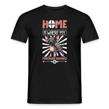Accueil - Viringo péruvien - T-shirt homme - noir - Devant - AI Model Male 178 light (178cm)