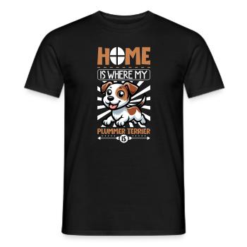 Accueil - Plummer Terrier - T-shirt homme - noir - Devant - AI Model Male 178 light (178cm)