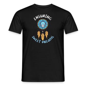 Une infirmière anesthésiste fait de beaux rêves - T-shirt homme - noir - Devant - AI Model Male 178 light (178cm)