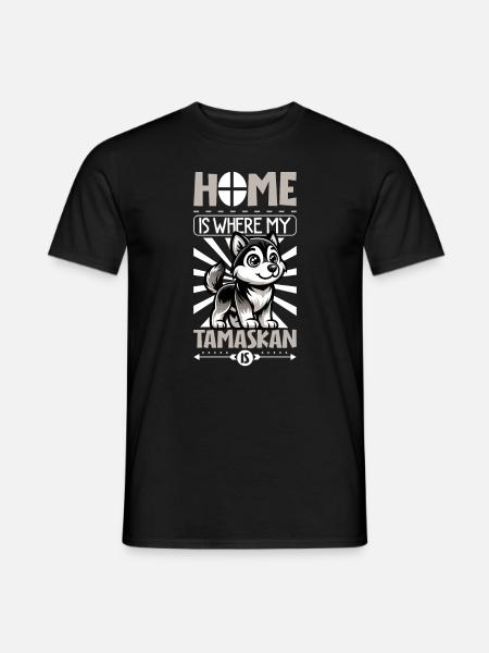 Home - Tamaskan - Men's T-Shirt - black