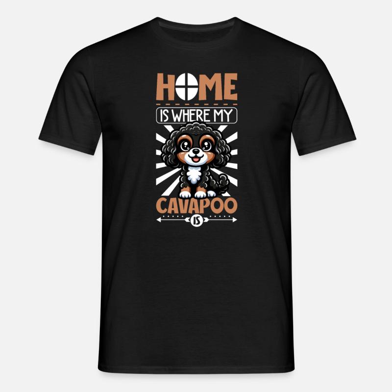 Home - Cavapoo - Men's T-Shirt - black