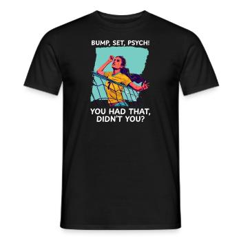 Volleyball dachte, du hättest das, nicht wahr? - Männer T-Shirt - Schwarz - Vorne - AI Model Male 178 light (178cm)