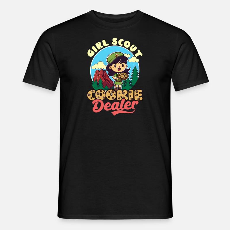 Pfadfinder Pfadfindermädchen - Männer T-Shirt - Schwarz