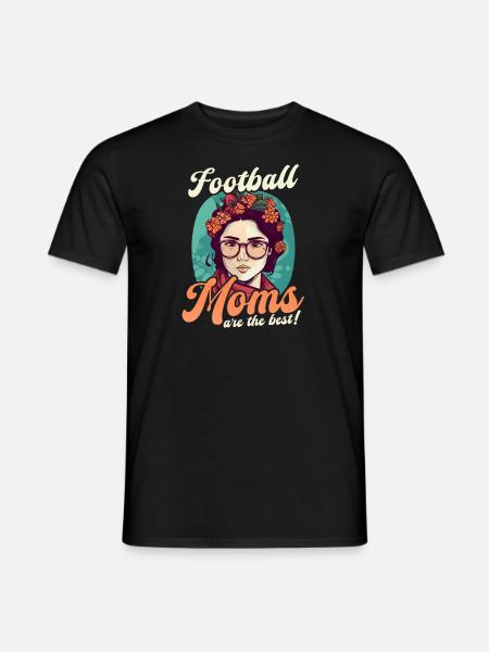 Fußball-Mama Fußball-Mütter sind die Besten - Männer T-Shirt - Schwarz