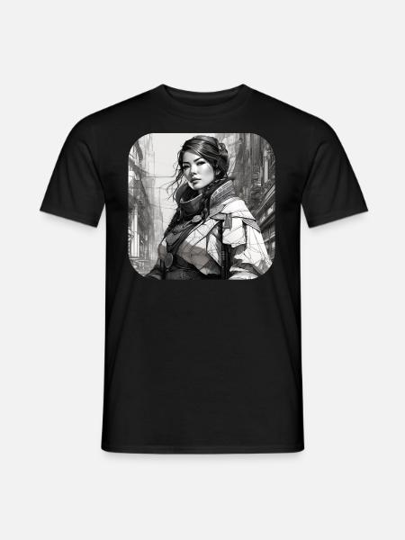 Fille fantastique cool - T-shirt homme - noir