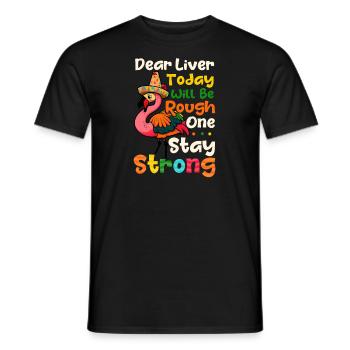 Le foie du Cinco de Mayo aujourd’hui sera difficile - T-shirt homme - noir - Devant - AI Model Male 178 light (178cm)