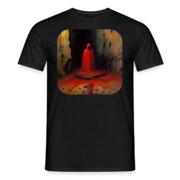 Sinister Demon - Men's T-Shirt - black - Front - AI Model Male 178 light (178cm)
