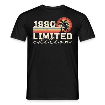 Vintage 1990's Retro 1990's Birthday Gift - Men's T-Shirt - black - Front - AI Model Male 178 light (178cm)