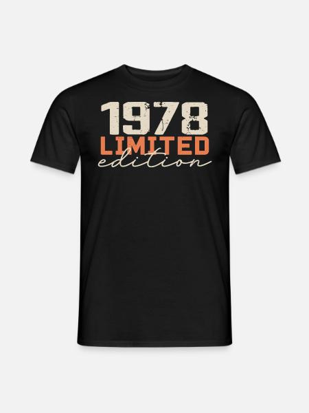 Né en 1978 | Vintage 1978 Anniversaire Rétro - T-shirt homme - noir