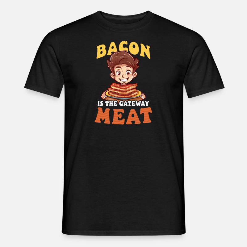 Bacon Gateway Meat - Men's T-Shirt - black