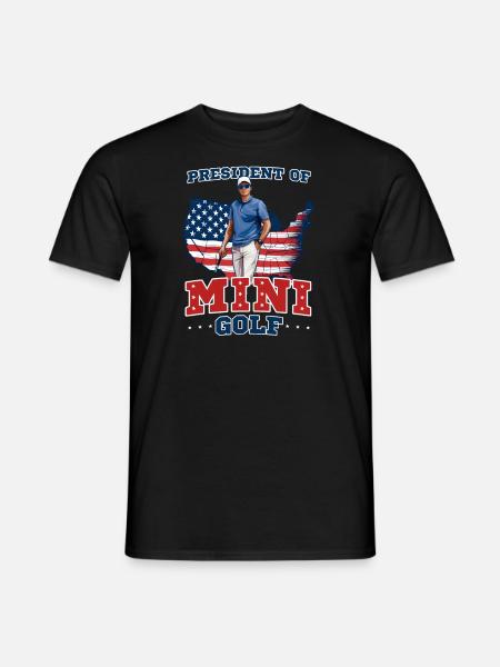 Golf President Of Golf - Men's T-Shirt - black