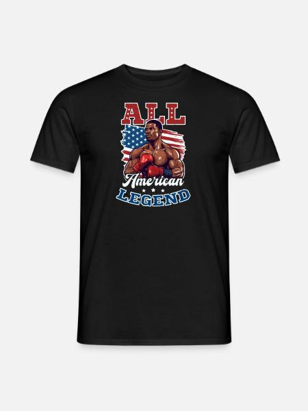 Boxen All American Legend - Männer T-Shirt - Schwarz