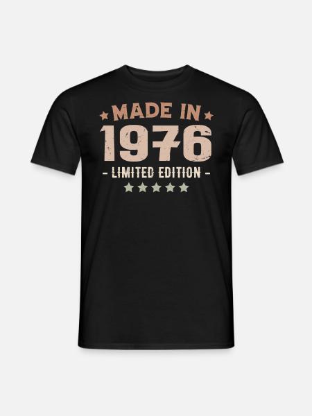 Made in 1976 Birthday Gift 1976 Vintage 1976 - Men's T-Shirt - black