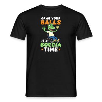 Joueur de boccia Grab Balls Boccia Time - T-shirt homme - noir - Devant - AI Model Male 178 light (178cm)