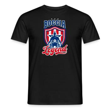 Boccia Player American Boccia Legend - Men's T-Shirt - black - Front - AI Model Male 178 light (178cm)