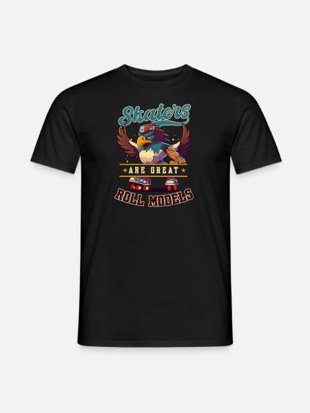 Roller Derby Skaters Great Roll Model Eagle - Men's T-Shirt - black