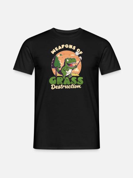 Golfing Weapons Of Grass Destruction - Men's T-Shirt - black