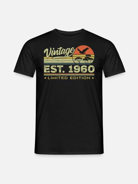 Jahrgang 1960er Fantastisch 1960er Geschenk 1960er Retro - Männer T-Shirt - Schwarz