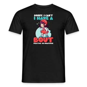 Roller Derby Avoir Combat, Pratiquer Quoi que ce soit - T-shirt homme - noir - Devant - AI Model Male 178 light (178cm)