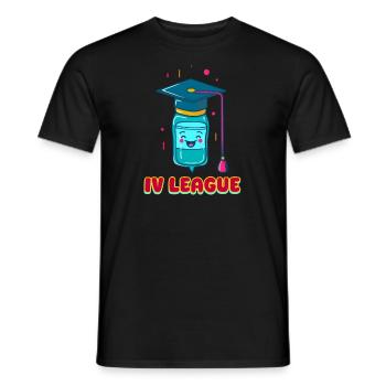 ED-Krankenschwester IV-Liga - Männer T-Shirt - Schwarz - Vorne - AI Model Male 178 light (178cm)
