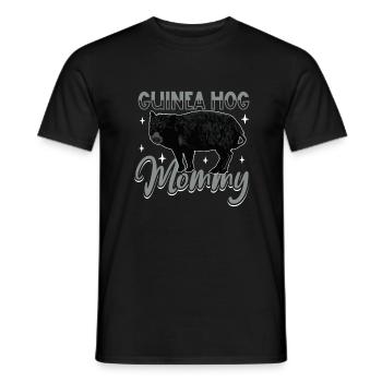 Guinea Hog Mama - Männer T-Shirt - Schwarz - Vorne - AI Model Male 178 light (178cm)