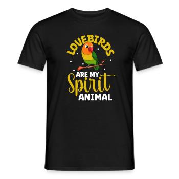 Favorite Animal - Inseparable - Men's T-Shirt - black - Front - AI Model Male 178 light (178cm)