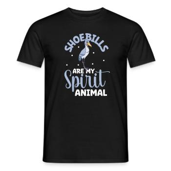 Animal préféré - bec-en-sabot - T-shirt homme - noir - Devant - AI Model Male 178 light (178cm)